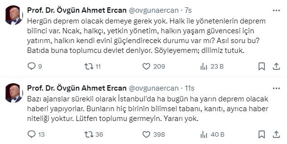 Ahmet Ercan’dan korkutan İstanbul uyarısı! Daha fazla dayanamadı sabahın 4’ünde açıkladı 9
